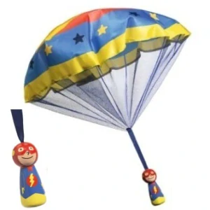 Dřevěný parašutista Flying Heroes - Super Flash