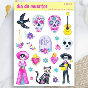 Samolepky Dia de muertos